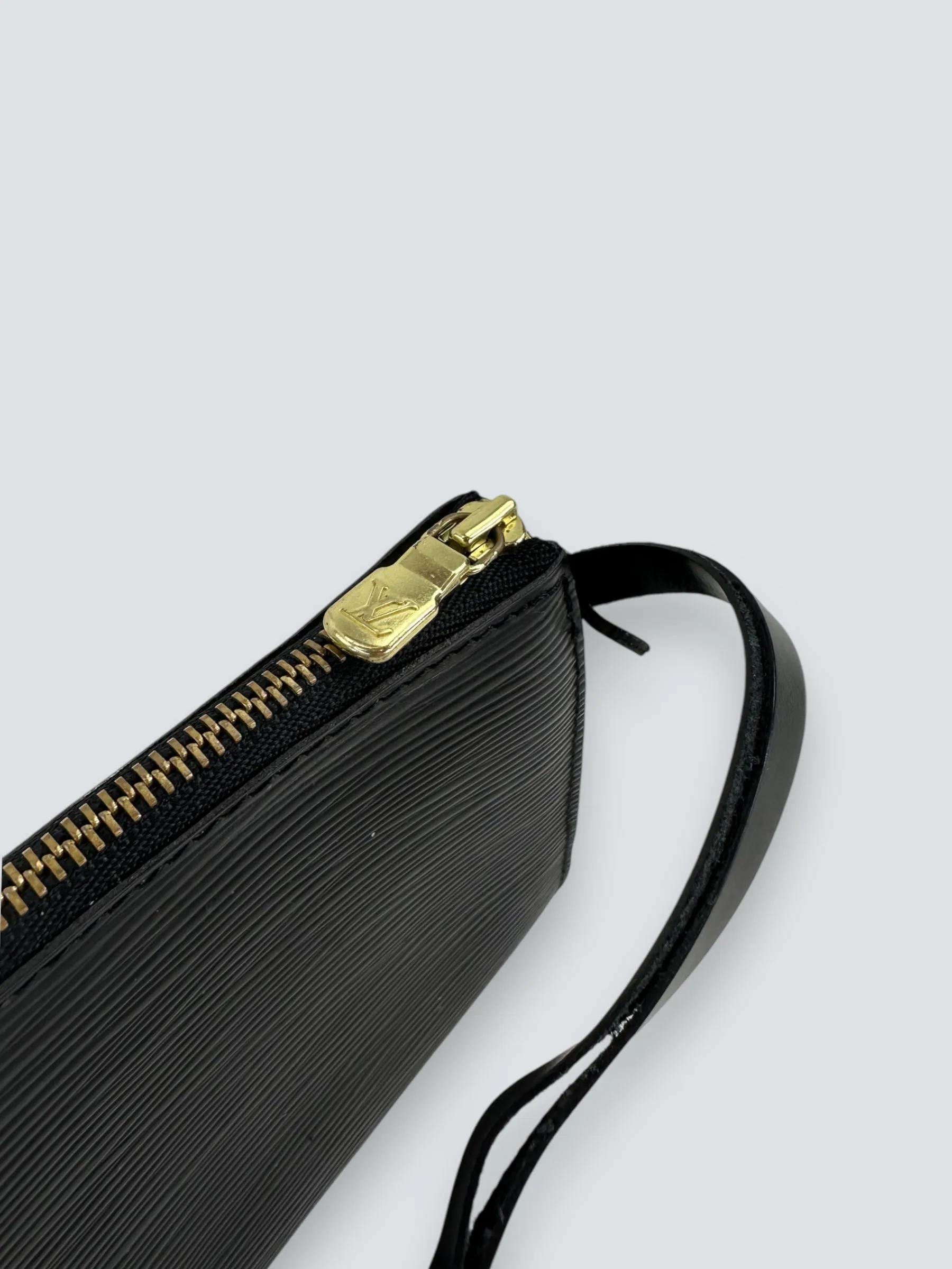 Louis Vuitton Small Black Epi Leather Pochette