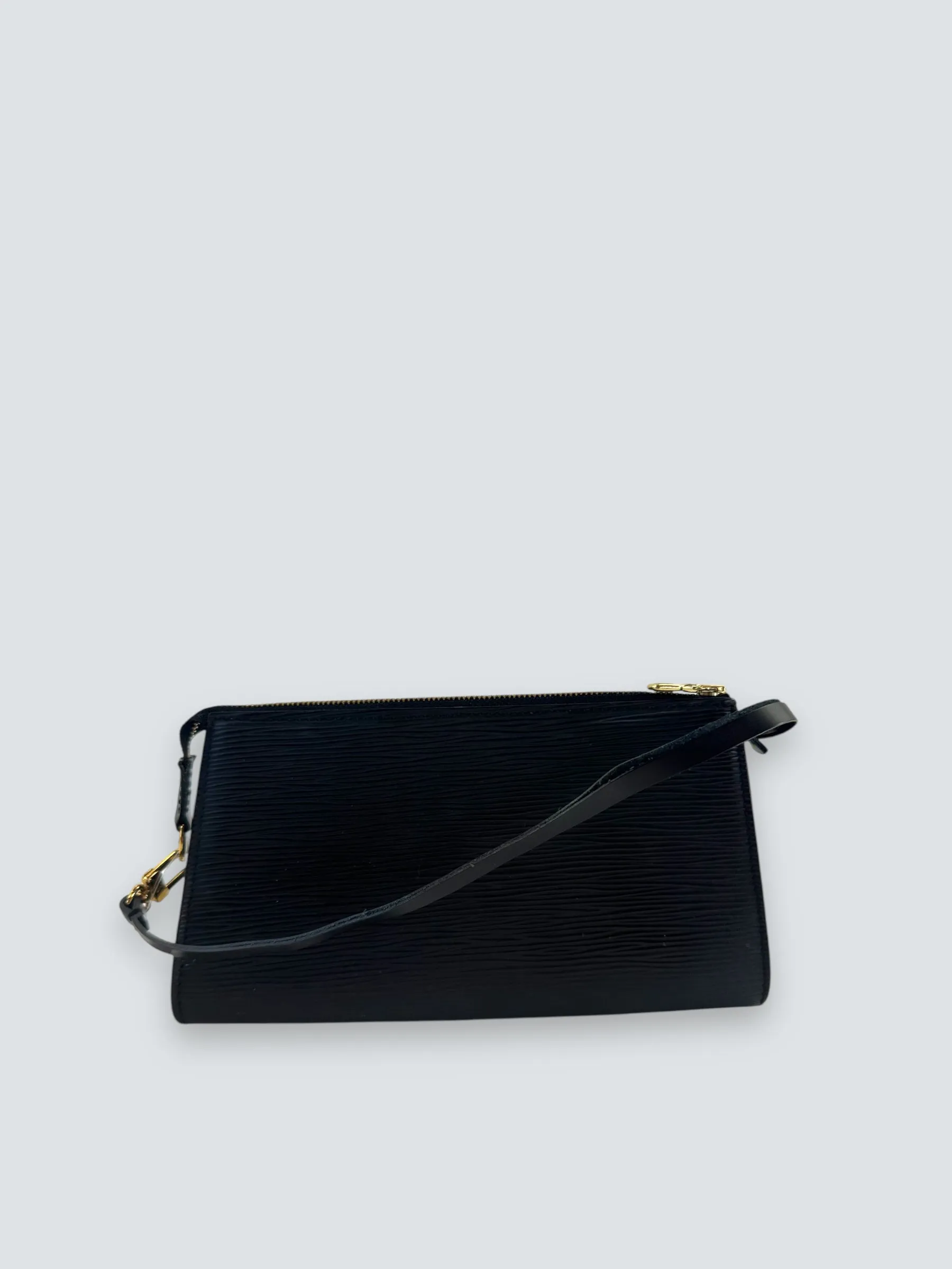 Louis Vuitton Small Black Epi Leather Pochette
