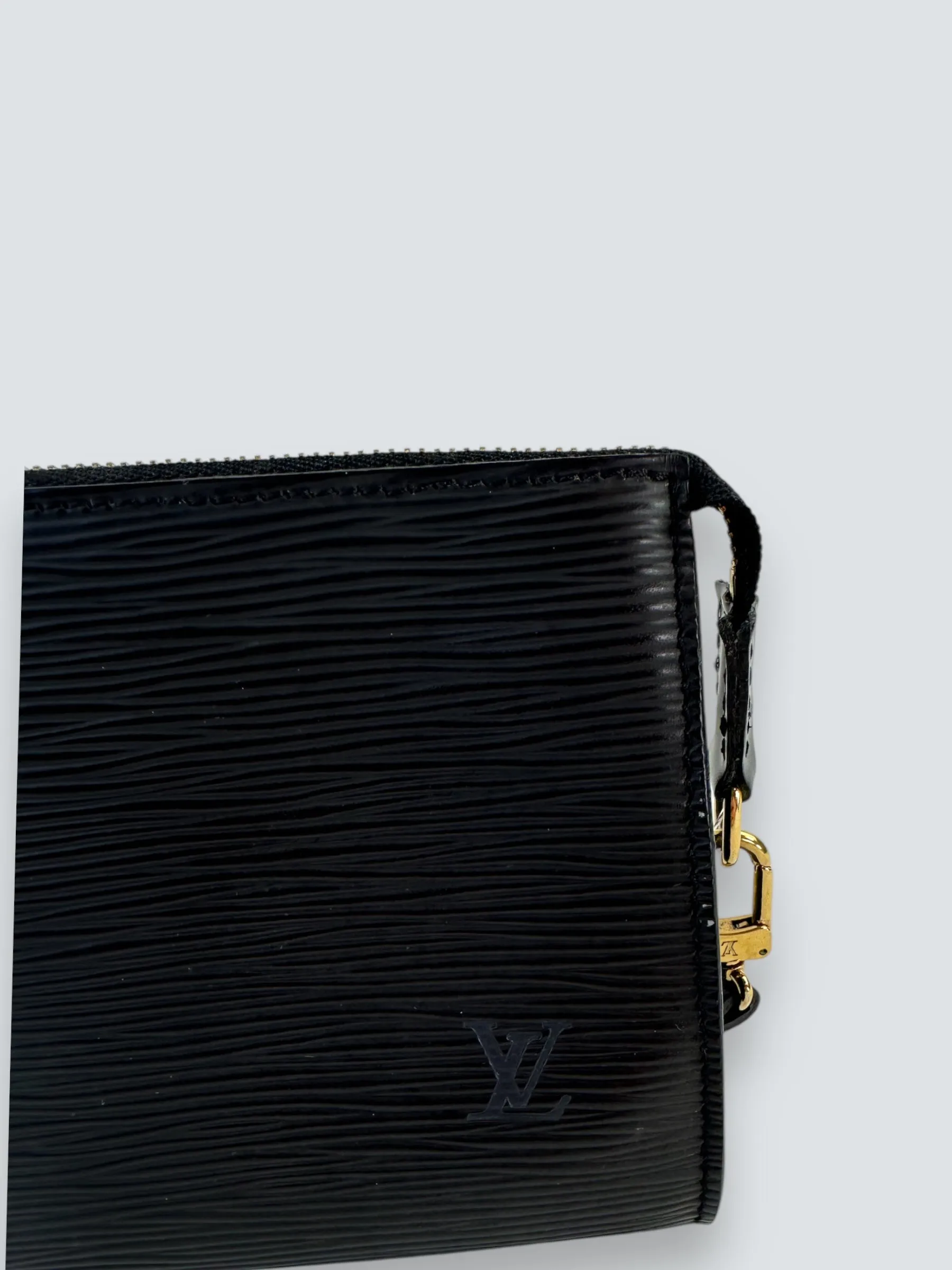 Louis Vuitton Small Black Epi Leather Pochette