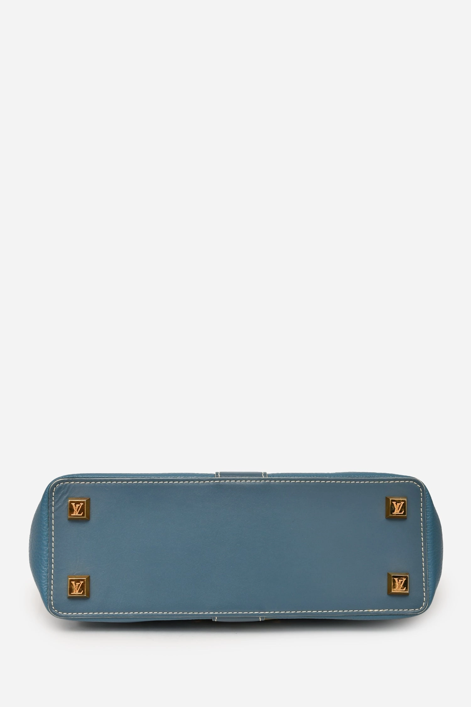 Louis Vuitton 2005 Blue Leather Shauli L'impetueux Shoulder Bag