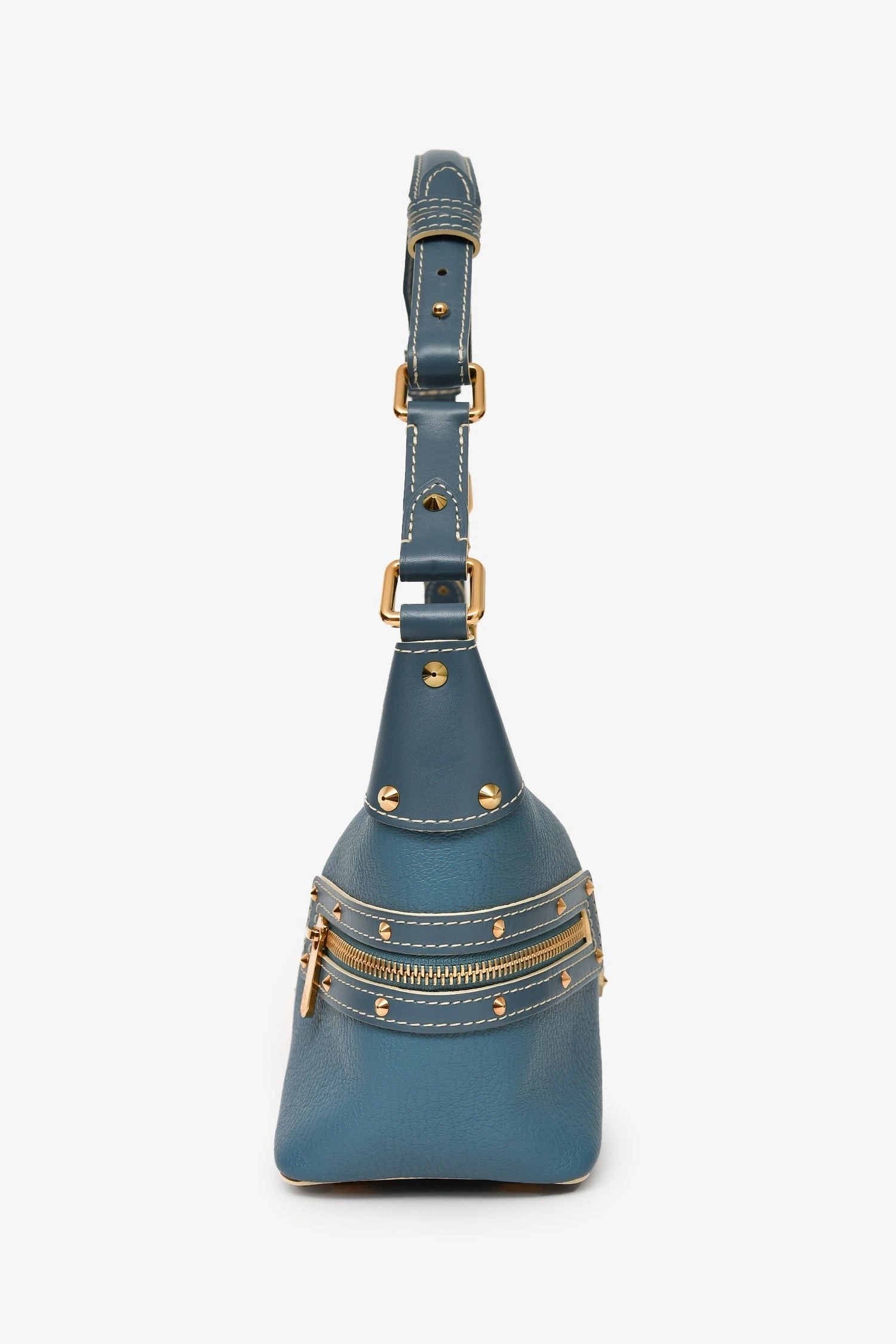 Louis Vuitton 2005 Blue Leather Shauli L'impetueux Shoulder Bag