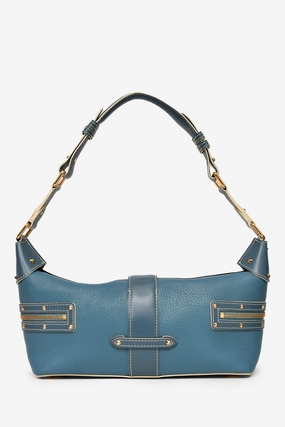Louis Vuitton 2005 Blue Leather Shauli L'impetueux Shoulder Bag