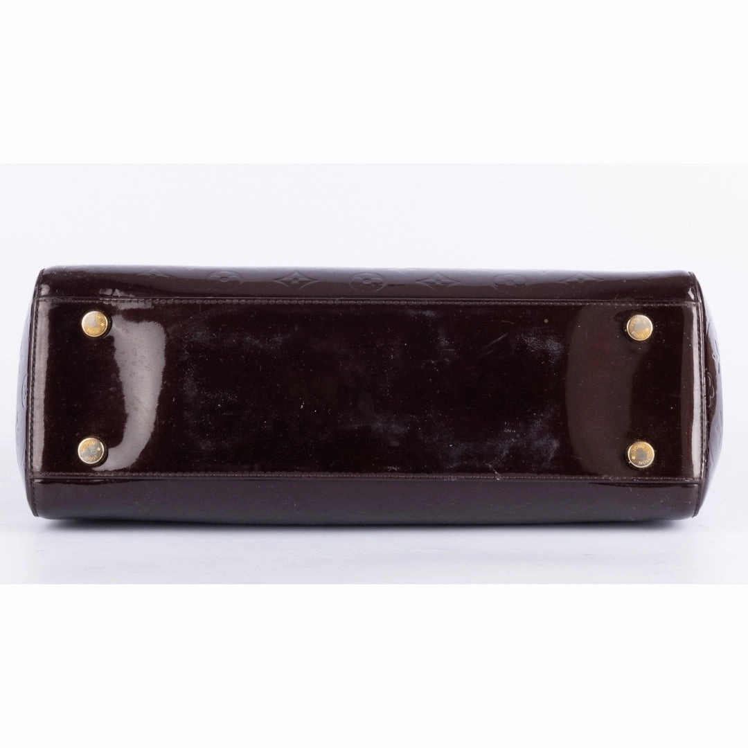 Louis Vuitton Amarante Monogram Vernis Brea MM Bag