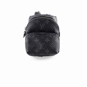 Louis Vuitton Backpack Charm Monogram Eclipse