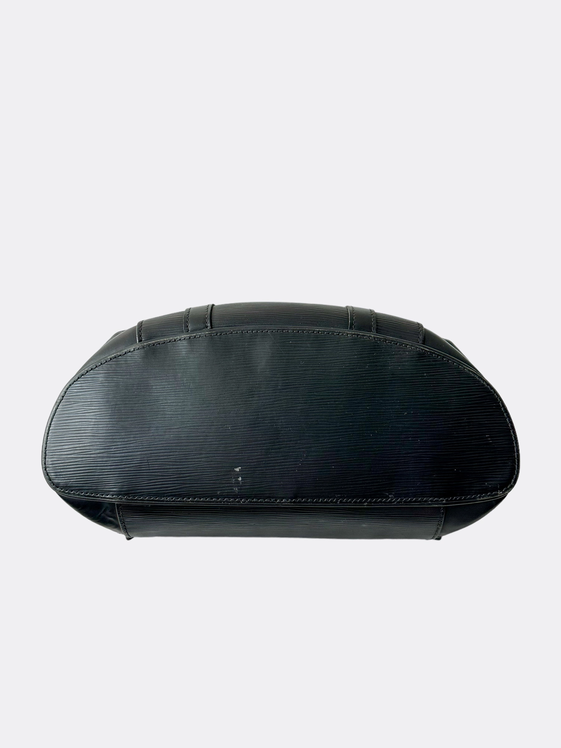 Louis Vuitton Black EPI Leather Christopher Backpack