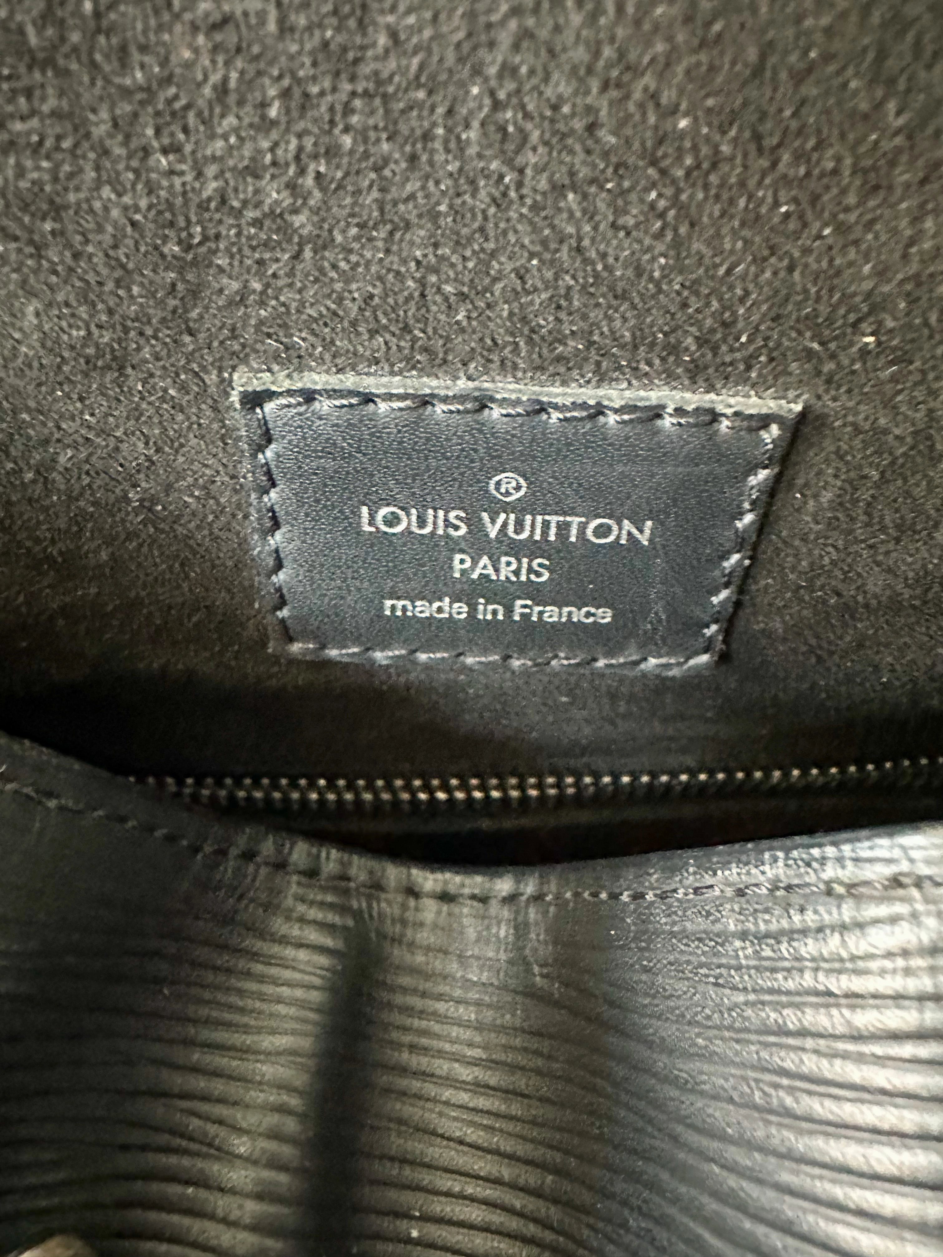 Louis Vuitton Black EPI Leather Christopher Backpack