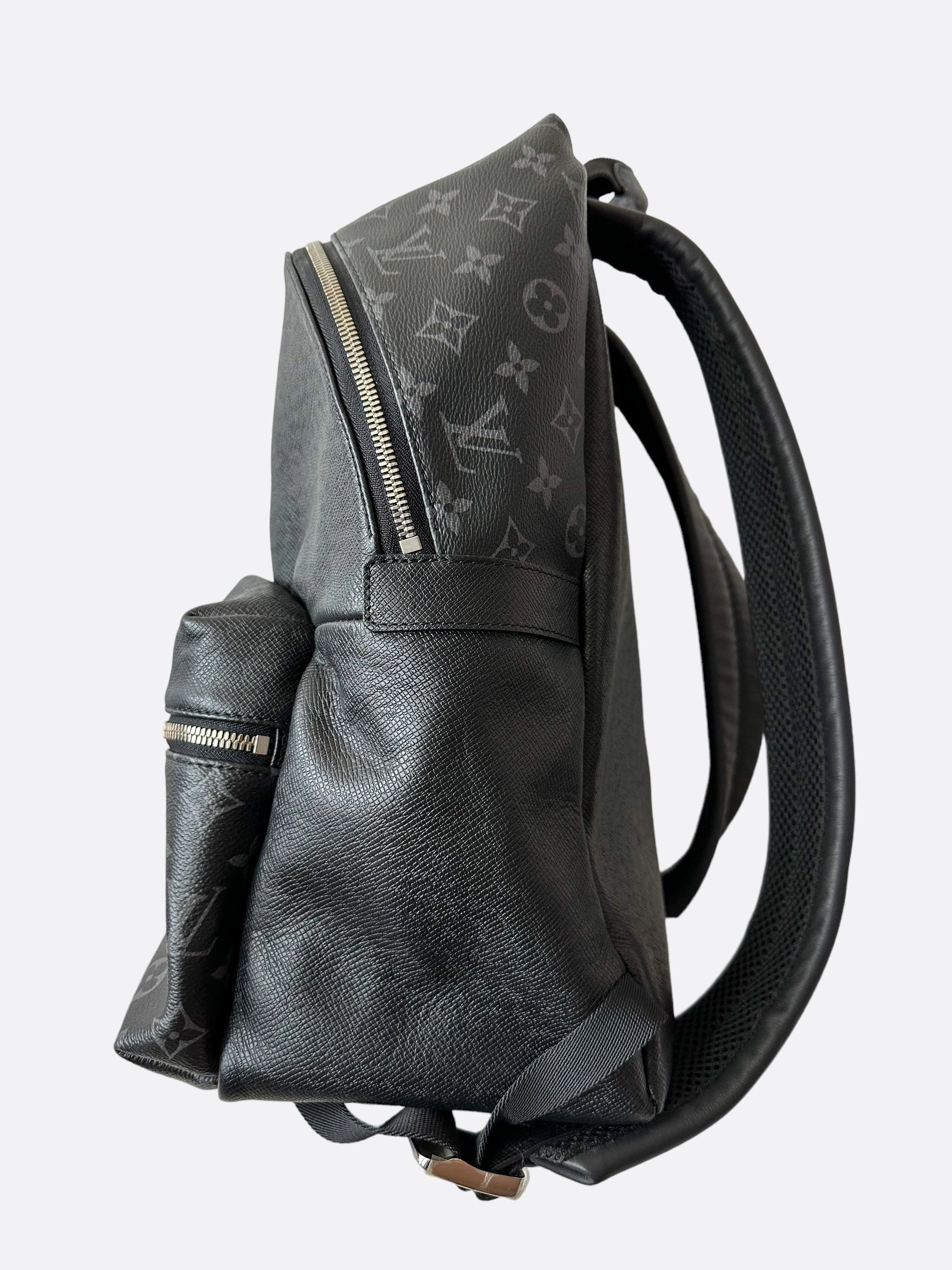 Louis Vuitton Black Leather Monogram Discovery Backpack