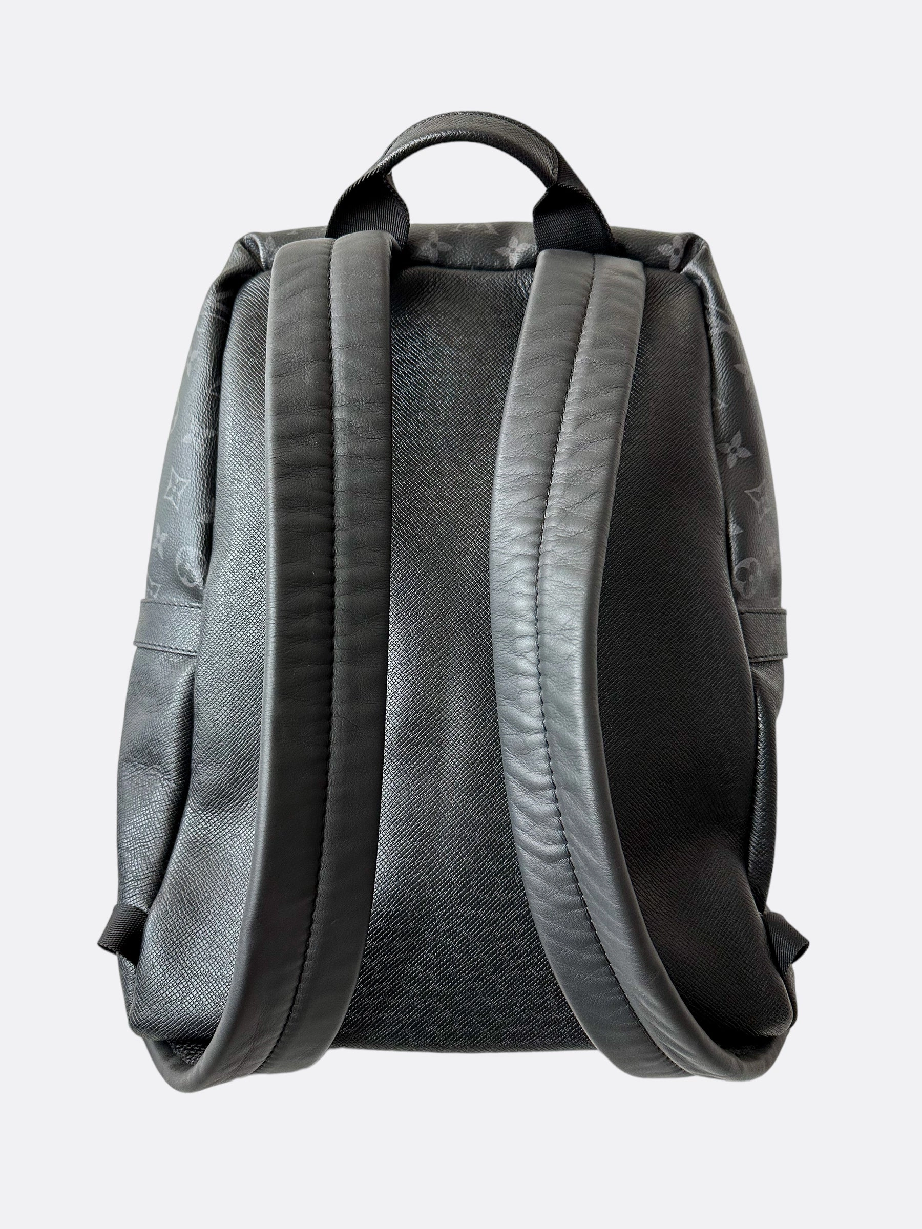 Louis Vuitton Black Leather Monogram Discovery Backpack