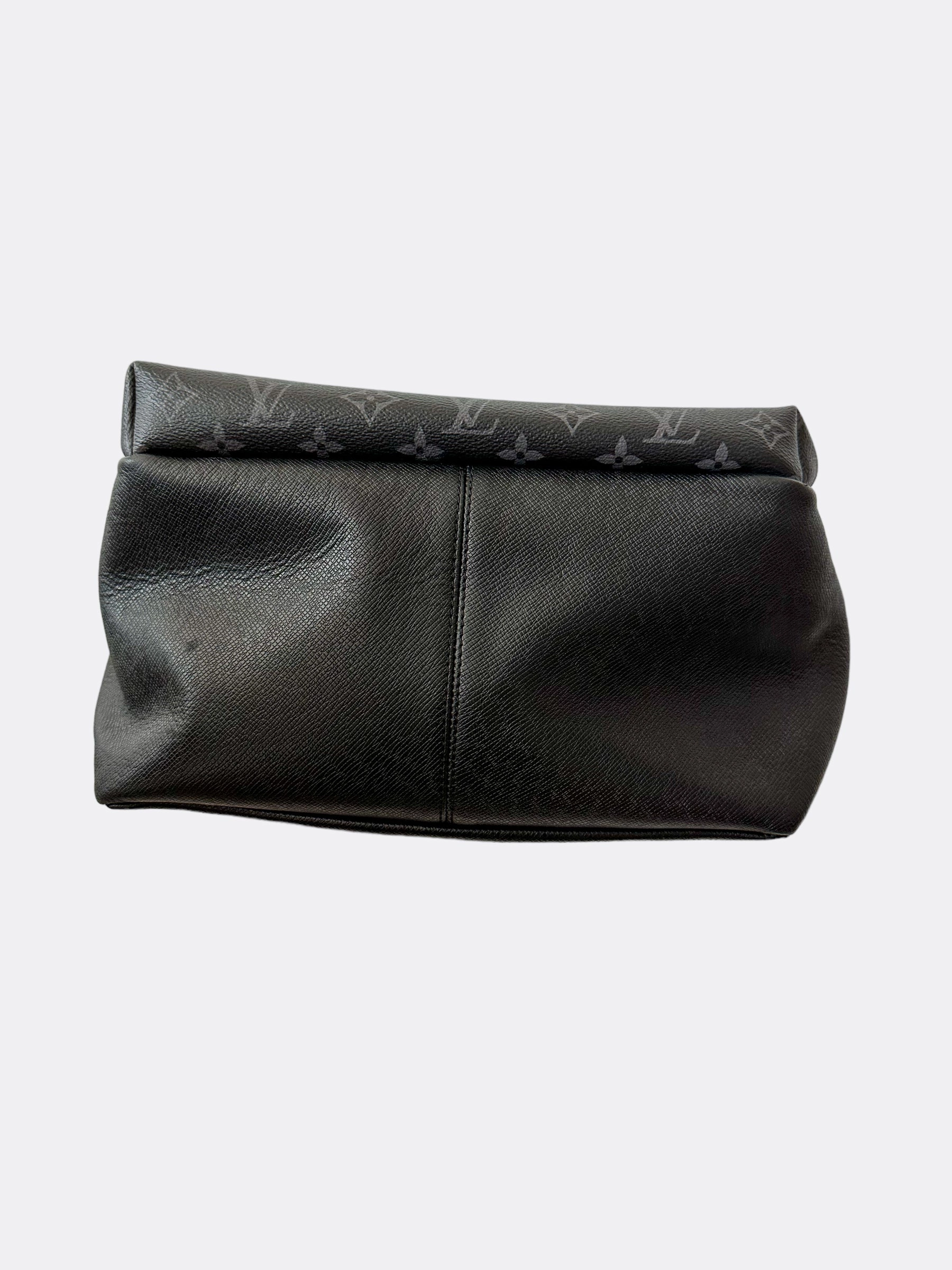 Louis Vuitton Black Leather Monogram Discovery Backpack