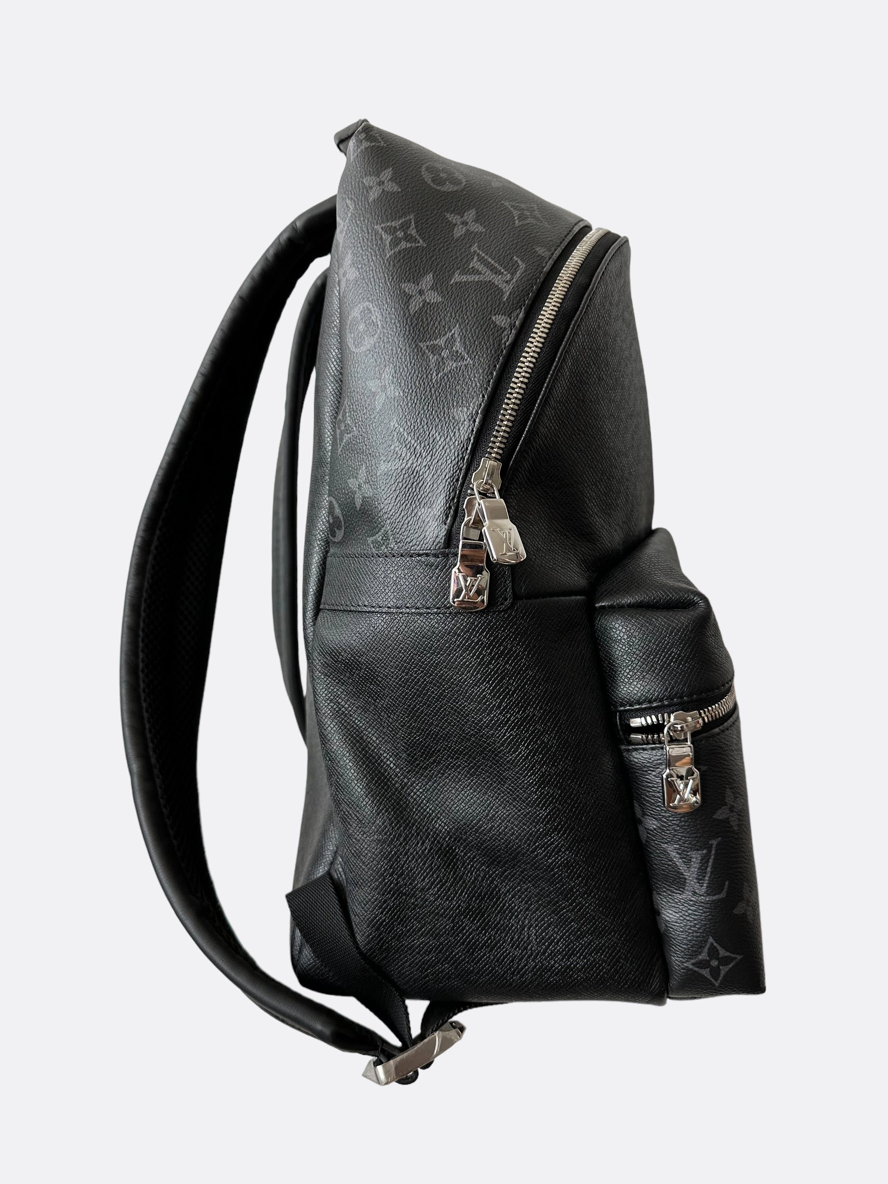Louis Vuitton Black Leather Monogram Discovery Backpack