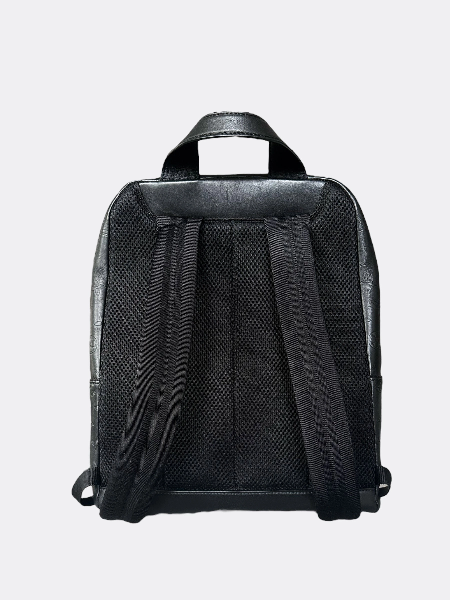 Louis Vuitton Black Shadow Monogram Racer Backpack