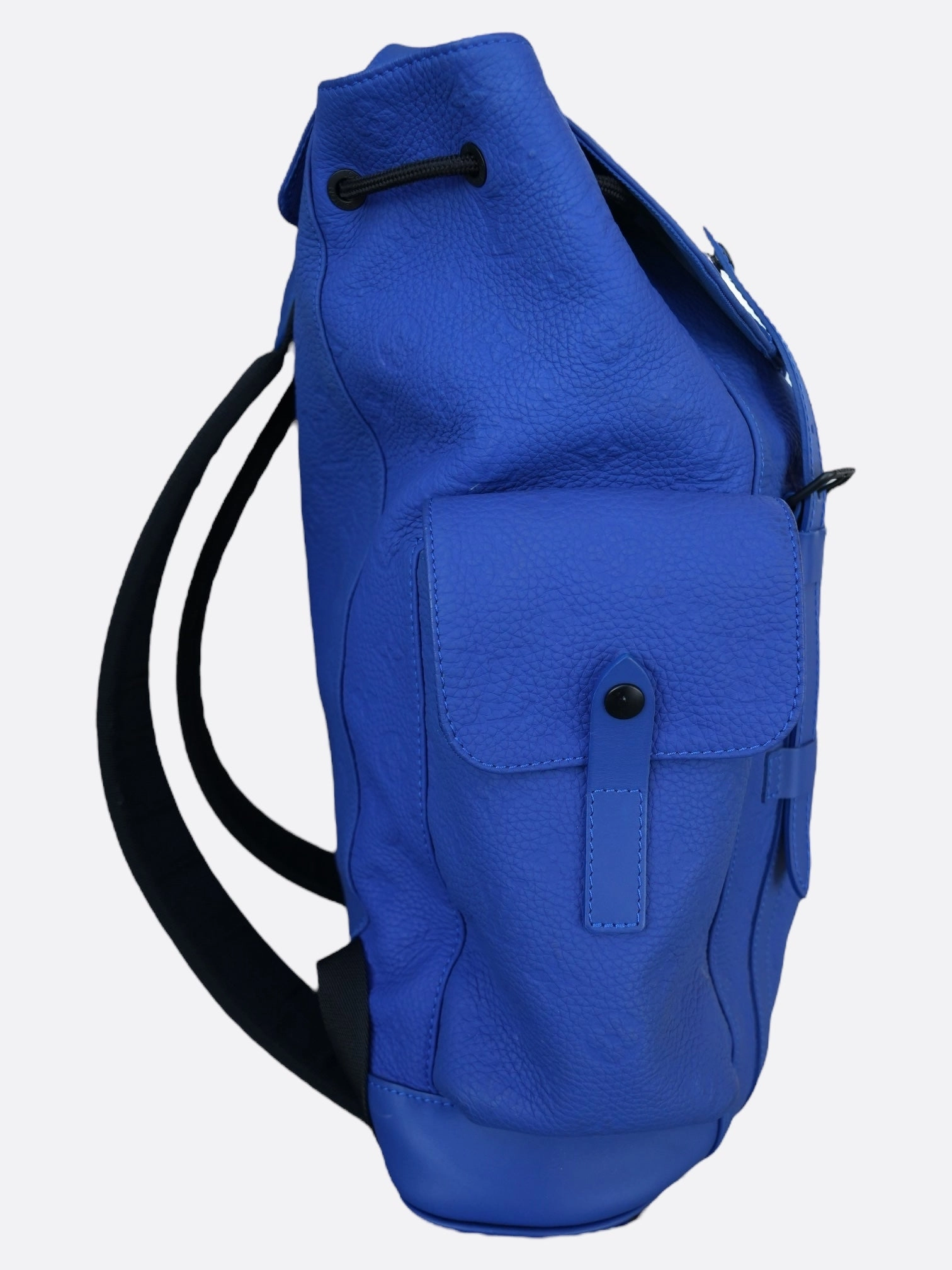 Louis Vuitton Blue Taurillon Monogram Christopher Backpack