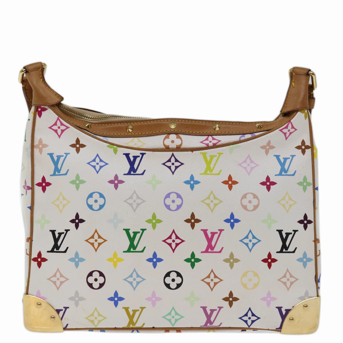 Louis Vuitton Boulogne  Canvas Shoulder Bag ()
