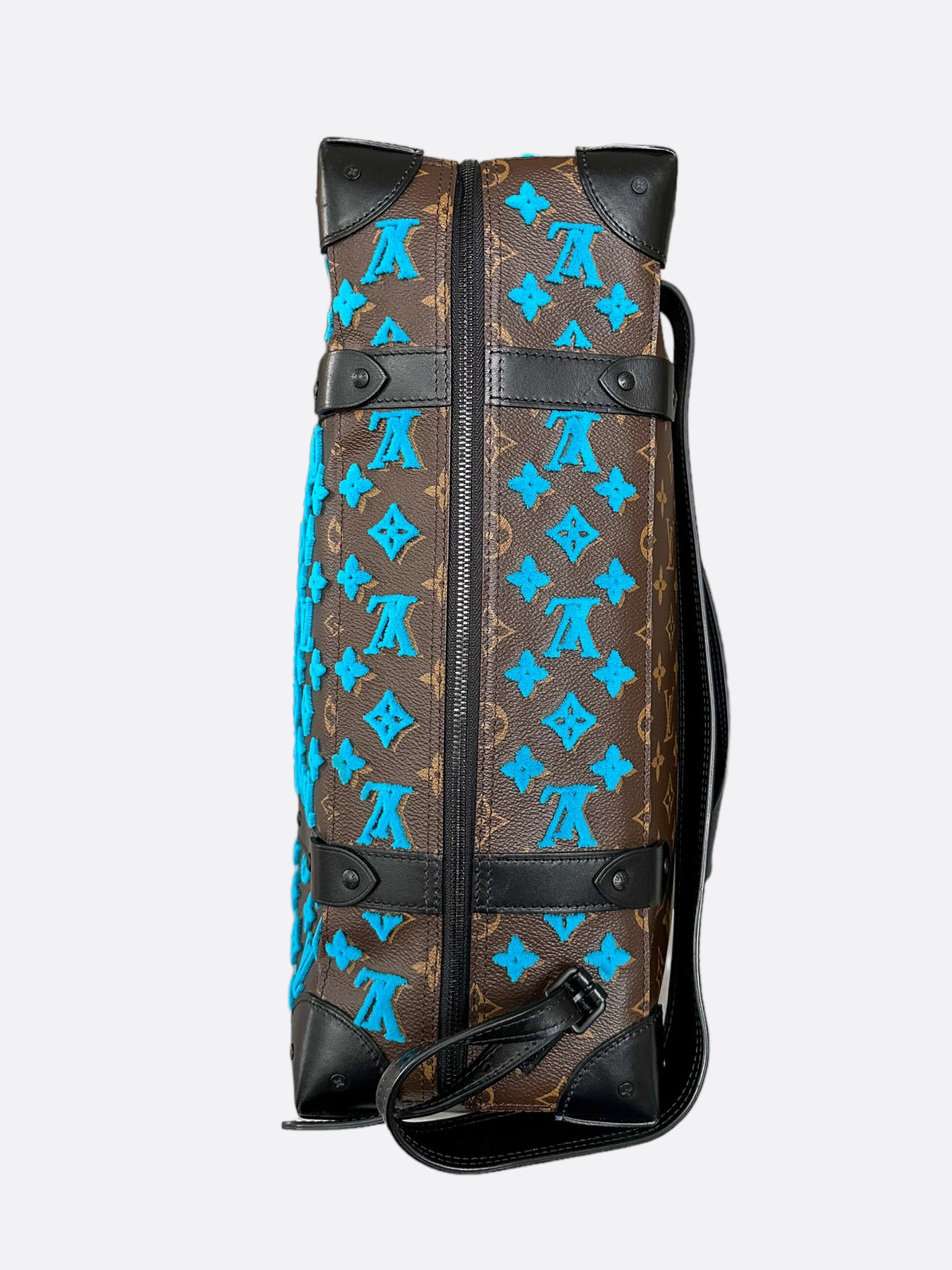 Louis Vuitton Brown & Blue Monogram Tuffetage Backpack