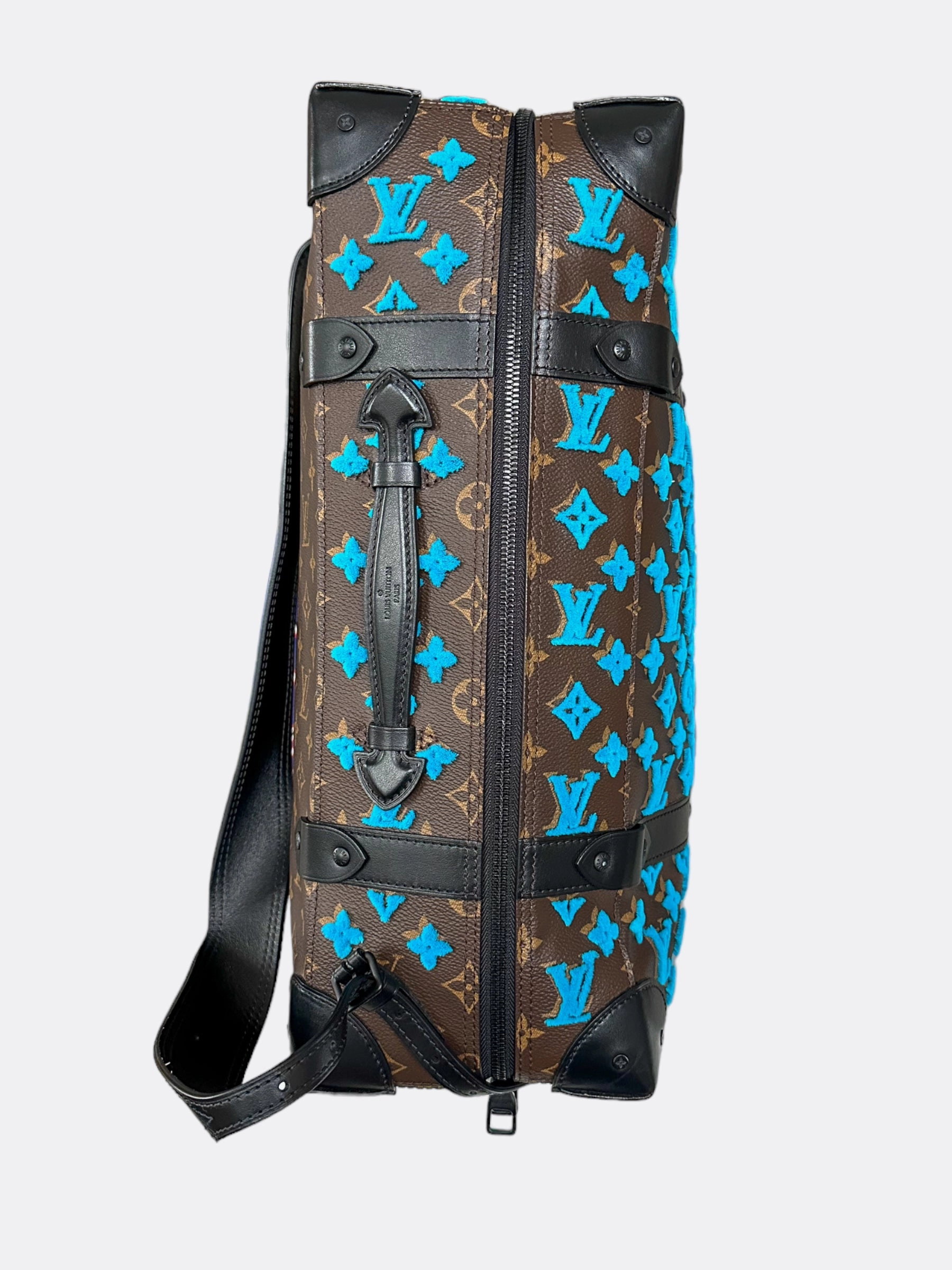Louis Vuitton Brown & Blue Monogram Tuffetage Backpack