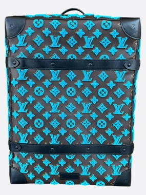 Louis Vuitton Brown & Blue Monogram Tuffetage Backpack