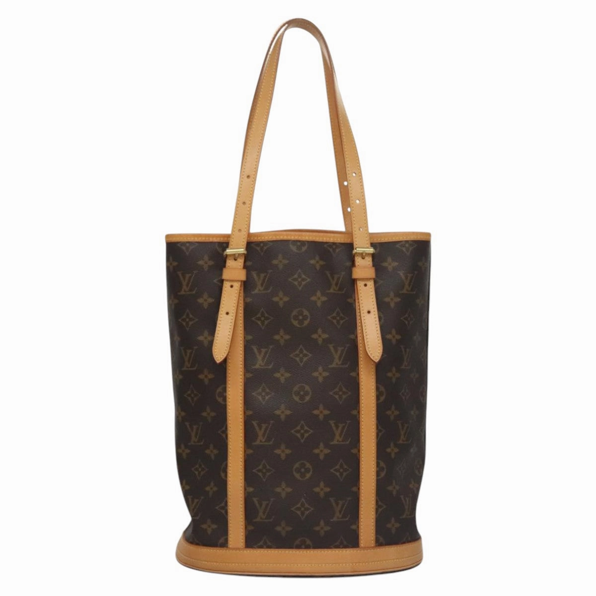 Louis Vuitton Bucket Gm Brown Canvas Shoulder Bag