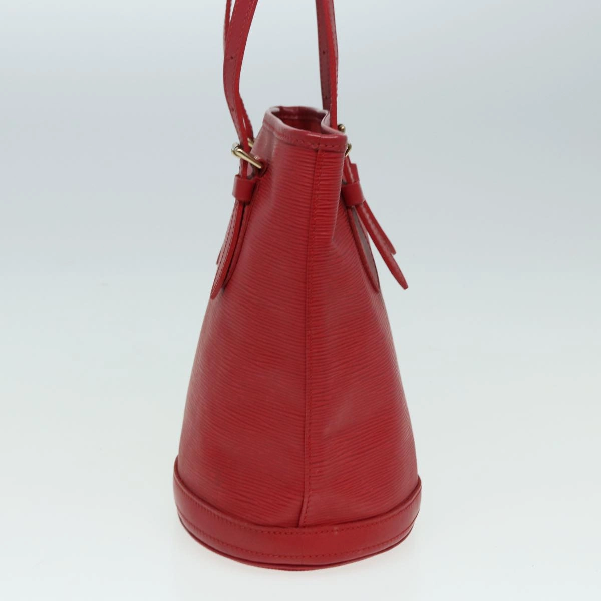 Louis Vuitton Bucket Pm Red Leather Shoulder Bag