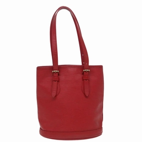 Louis Vuitton Bucket Pm Red Leather Shoulder Bag