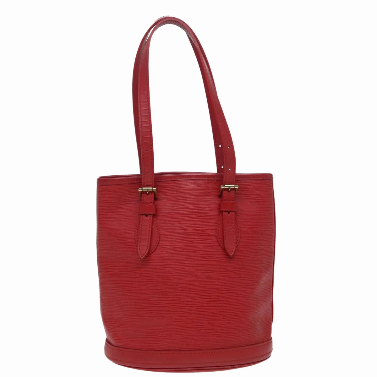 Louis Vuitton Bucket Pm Red Leather Shoulder Bag