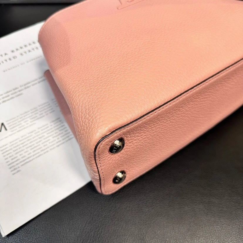 Louis Vuitton Capucines Pink Crossbody Bag