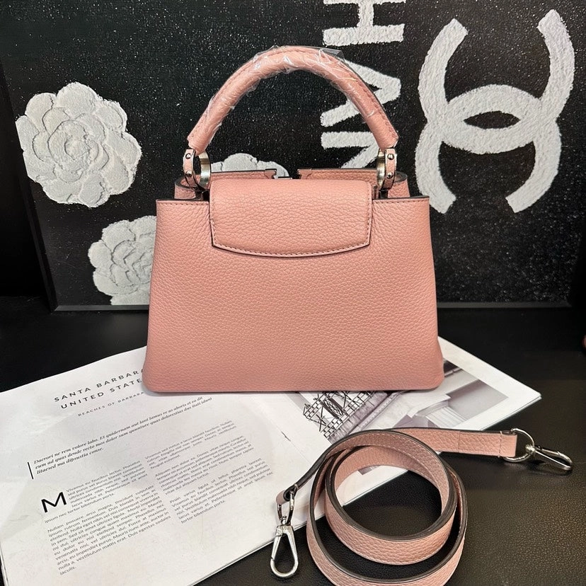 Louis Vuitton Capucines Pink Crossbody Bag