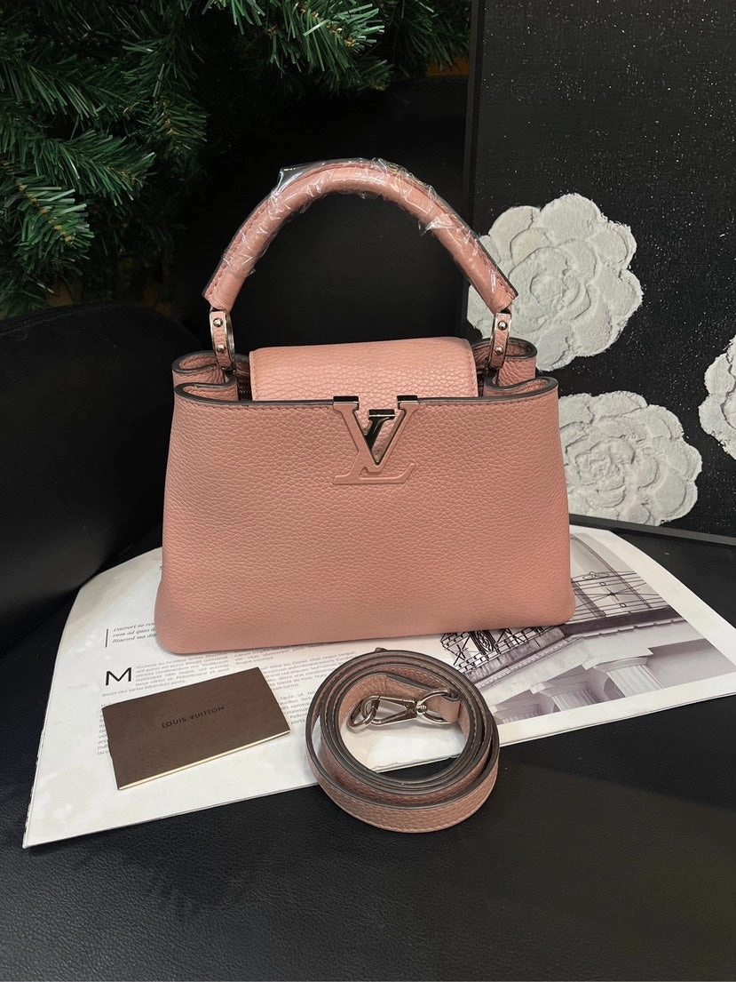 Louis Vuitton Capucines Pink Crossbody Bag