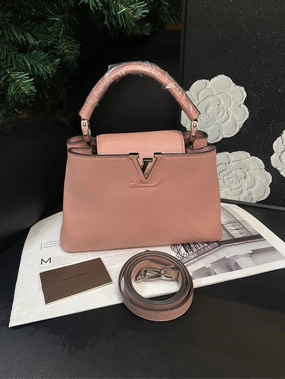 Louis Vuitton Capucines Pink Crossbody Bag