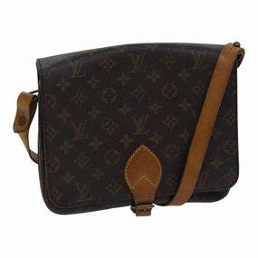 Louis Vuitton Cartouchire 26 Brown Canvas Shoulder Bag
