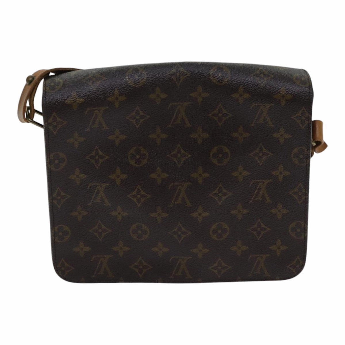 Louis Vuitton Cartouchire 26 Brown Canvas Shoulder Bag