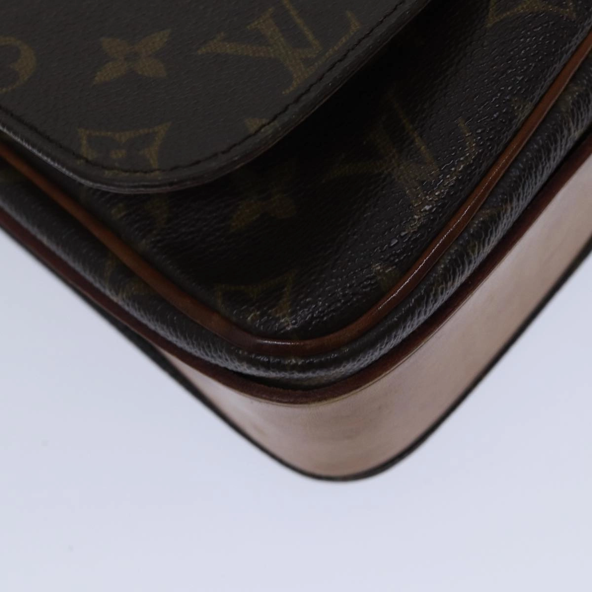 Louis Vuitton Cartouchire 26 Brown Canvas Shoulder Bag
