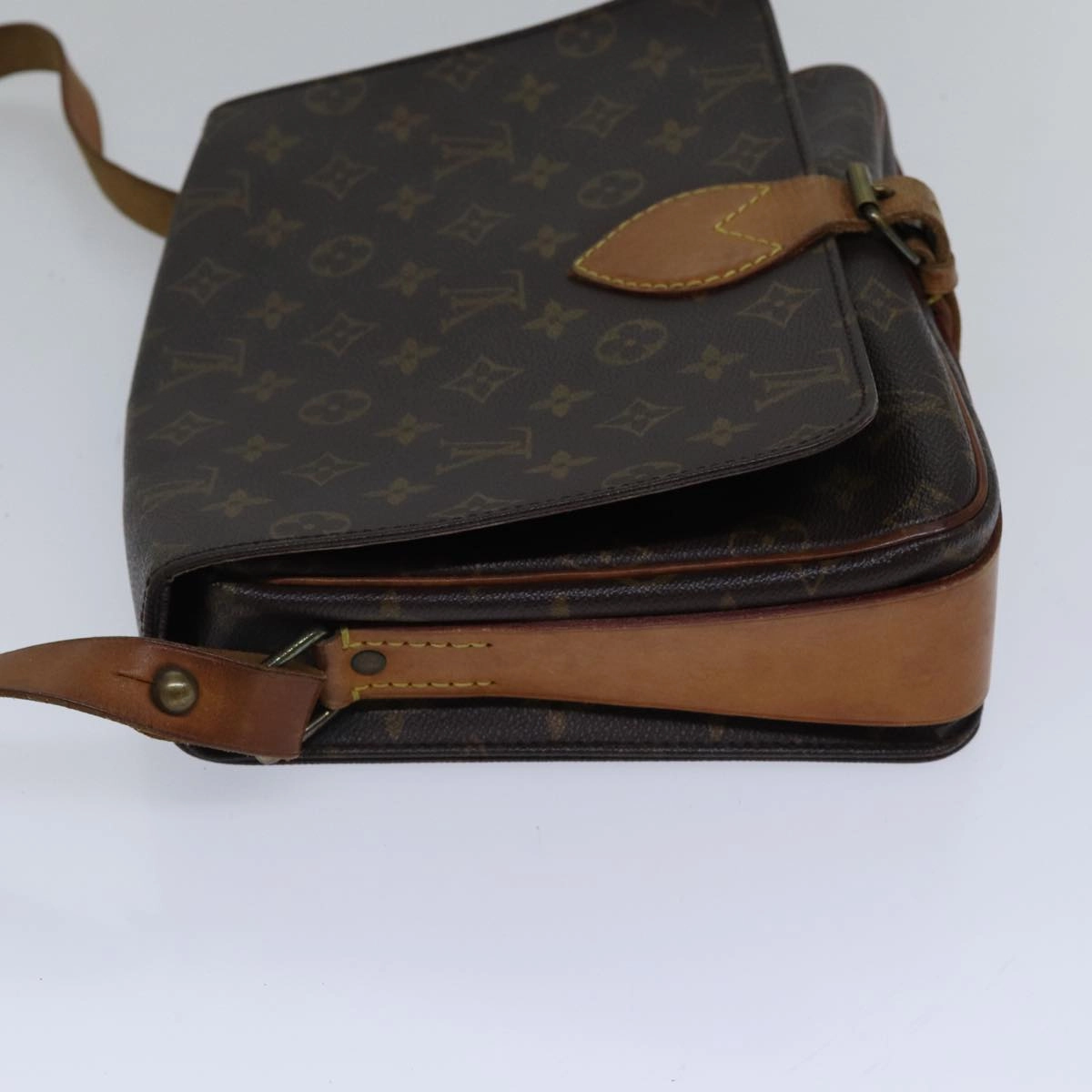 Louis Vuitton Cartouchire 26 Brown Canvas Shoulder Bag