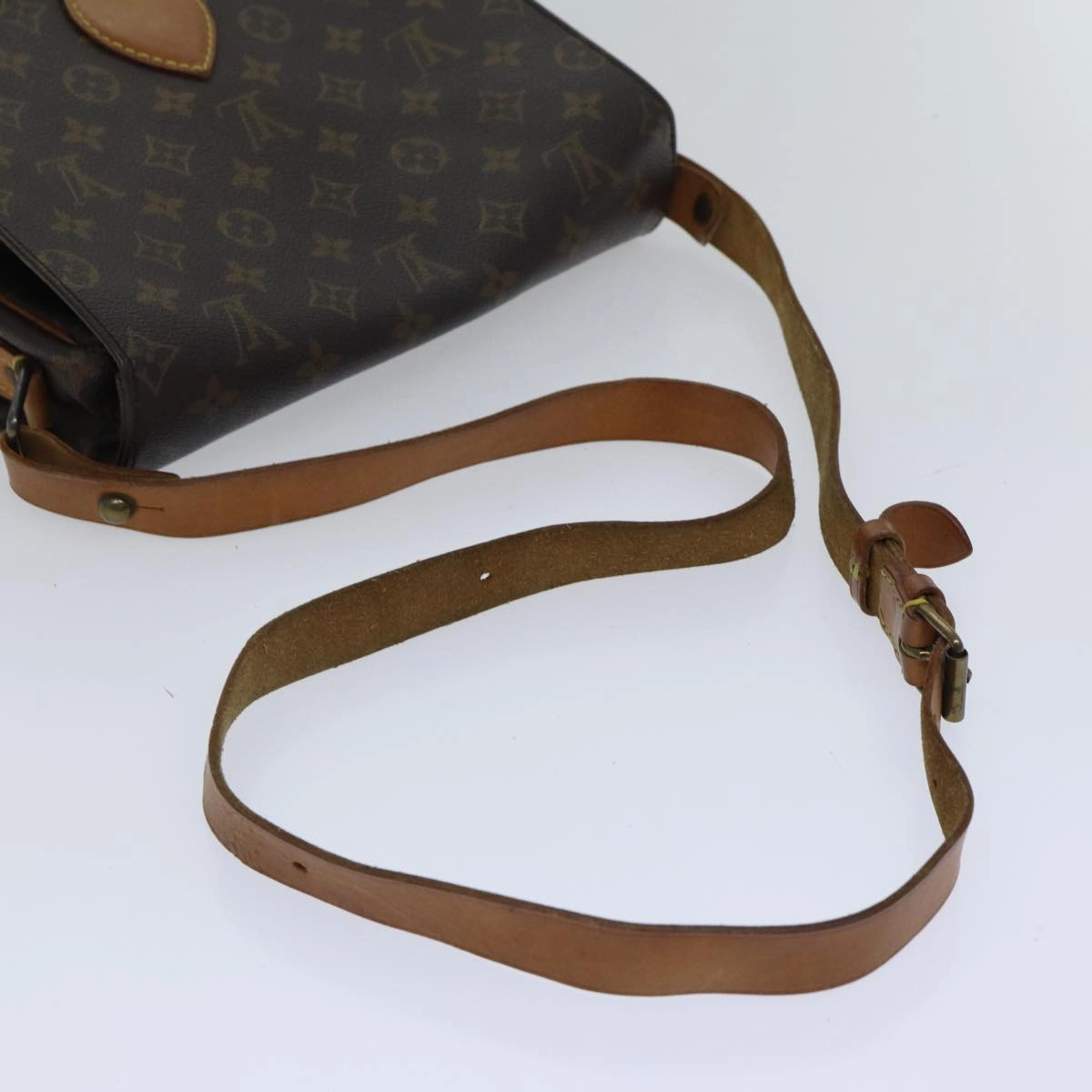 Louis Vuitton Cartouchire 26 Brown Canvas Shoulder Bag