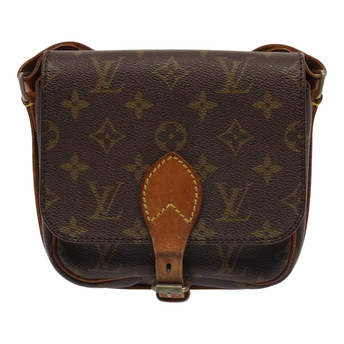 Louis Vuitton Cartouchire Brown Canvas Shoulder Bag