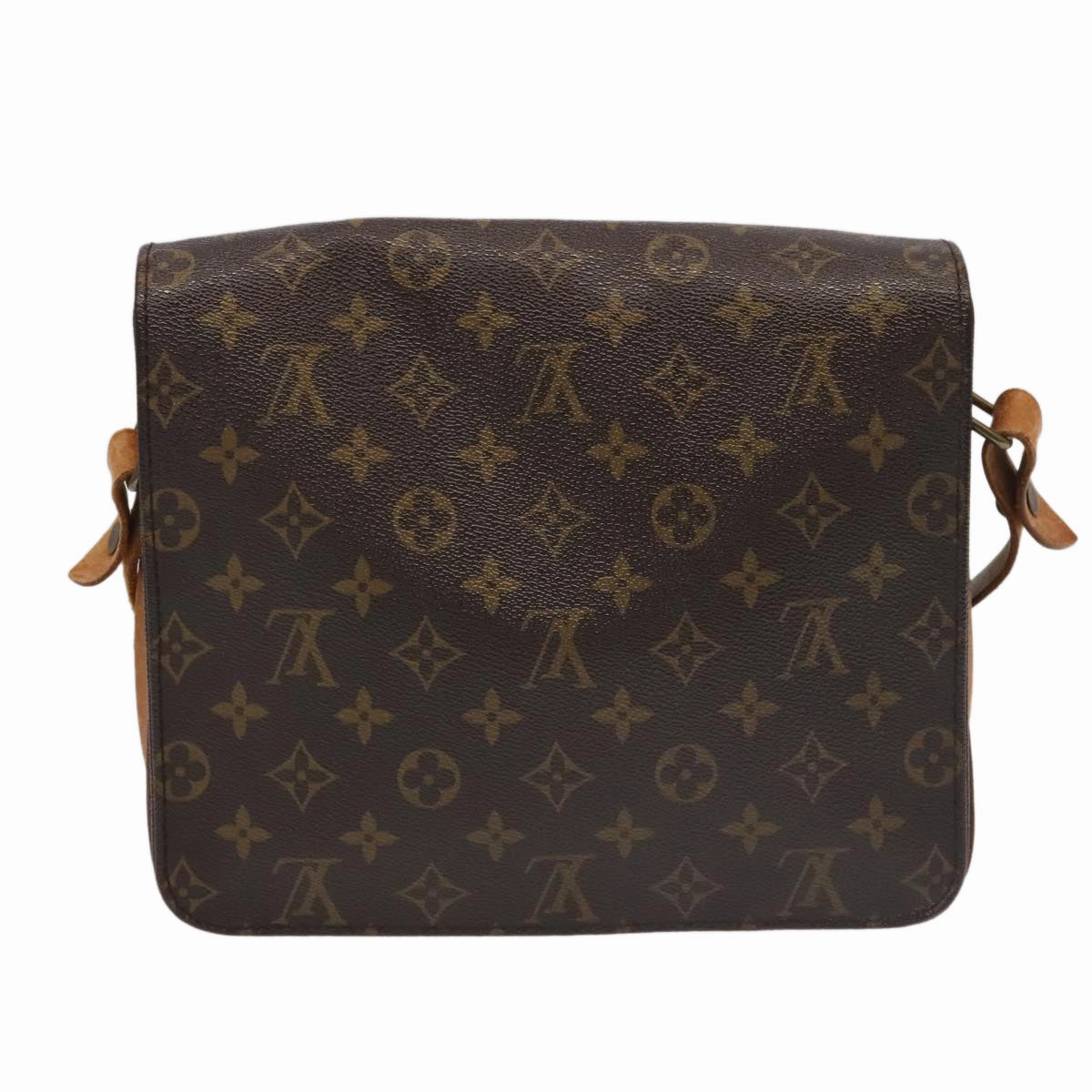 Louis Vuitton Cartouchire Brown Canvas Shoulder Bag
