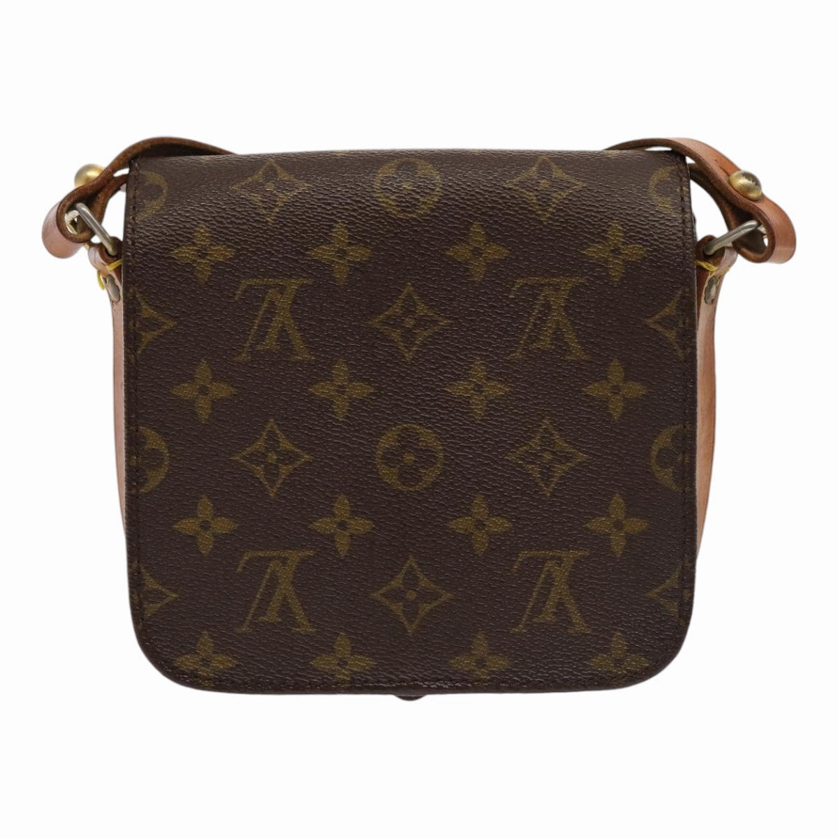 Louis Vuitton Cartouchire Brown Canvas Shoulder Bag