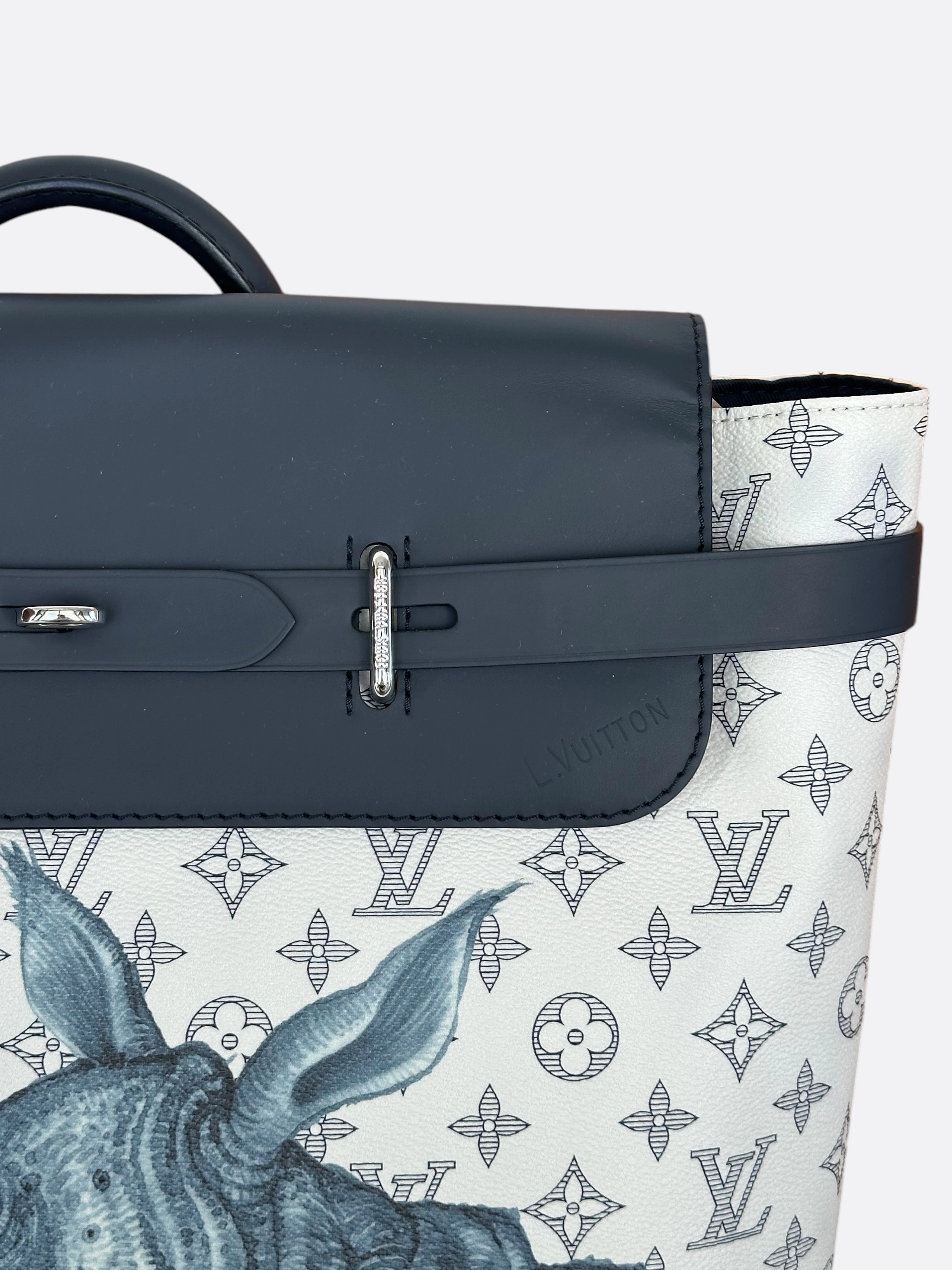 Louis Vuitton Chapman Brothers Cream Monogram Rhino Steamer Backpack