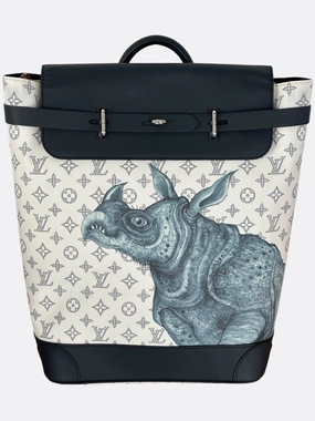 Louis Vuitton Chapman Brothers Cream Monogram Rhino Steamer Backpack