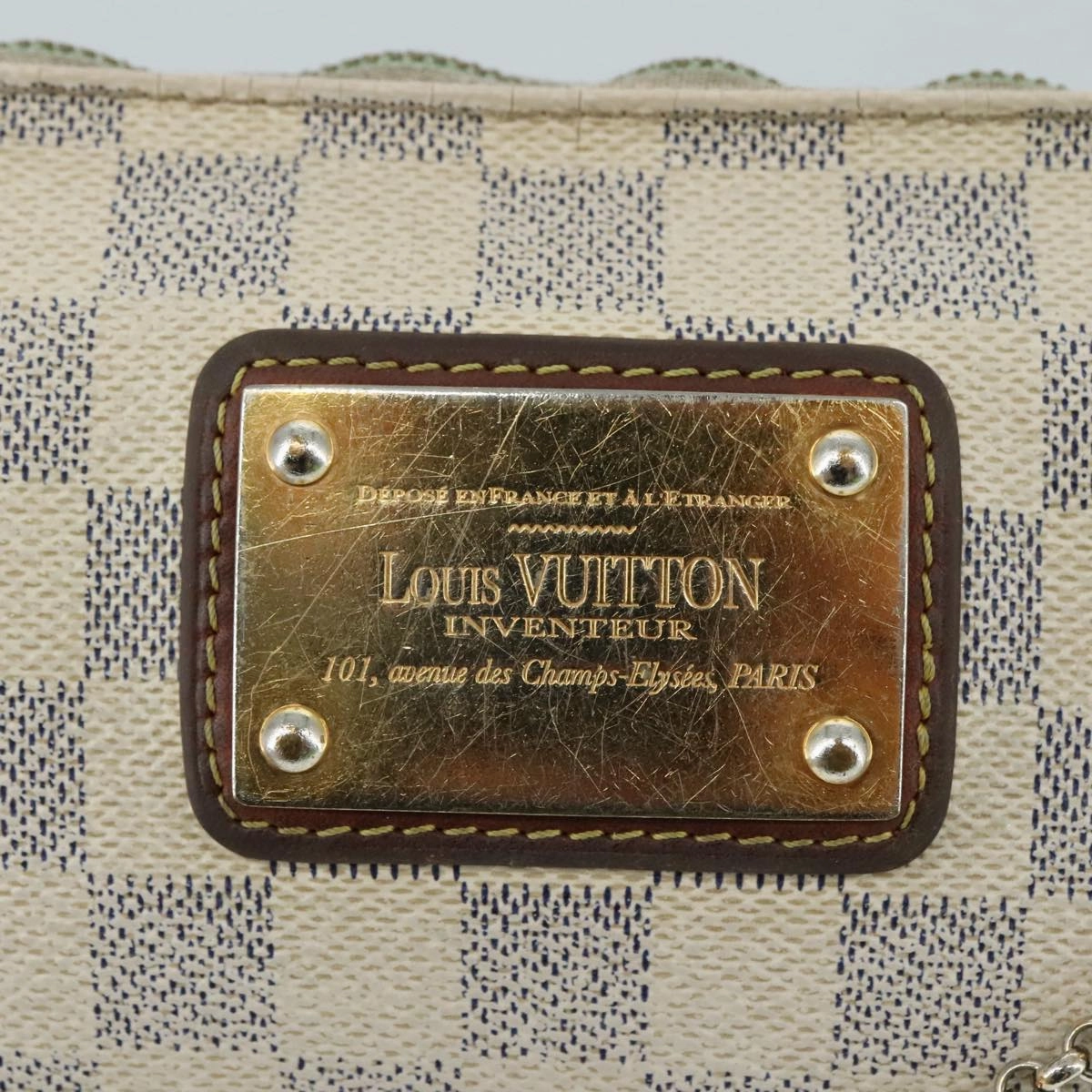 LOUIS VUITTON Damier Azur Eva Shoulder Bag 2way N55214 LV 94633