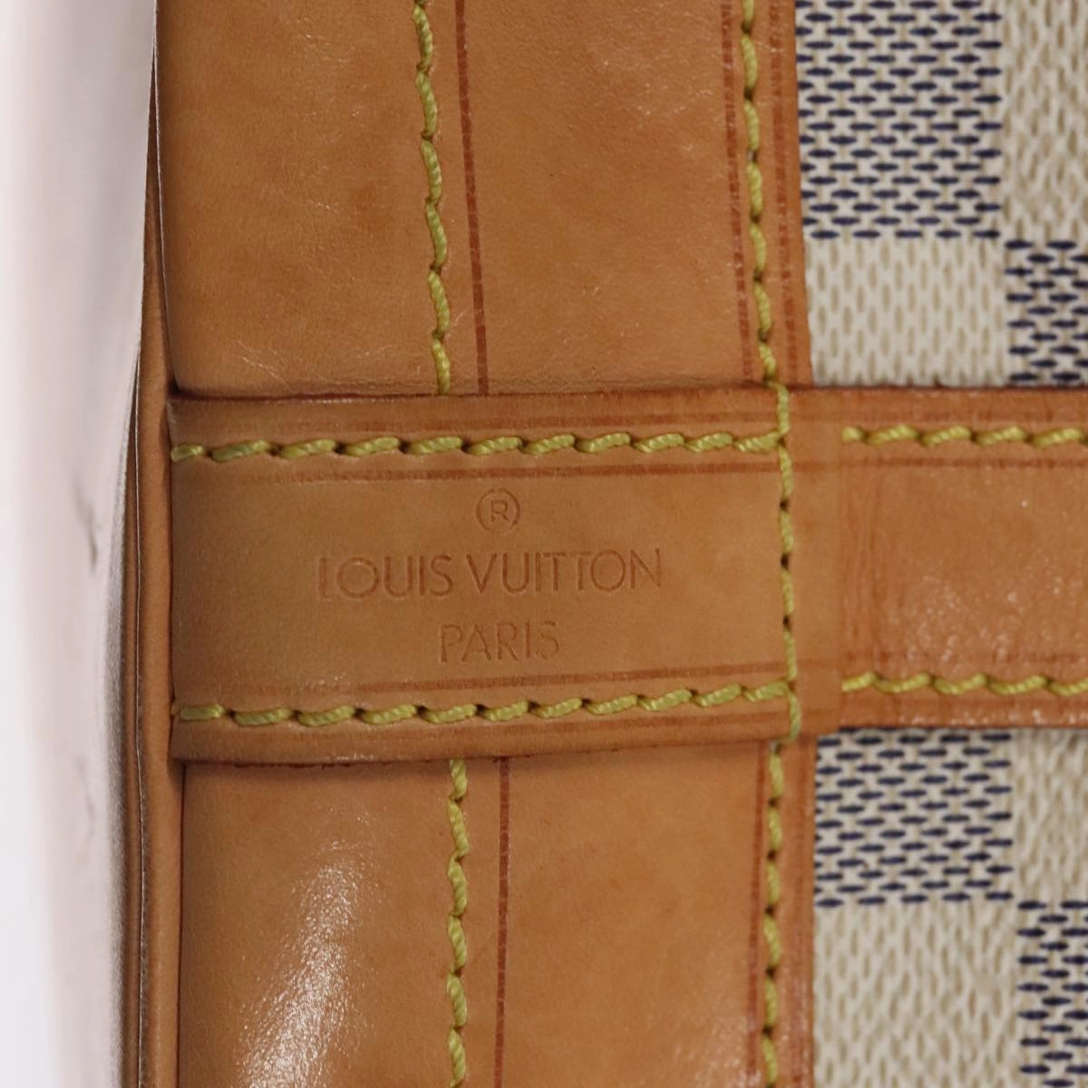 LOUIS VUITTON Damier Azur Noe Shoulder Bag N42222 LV 107183