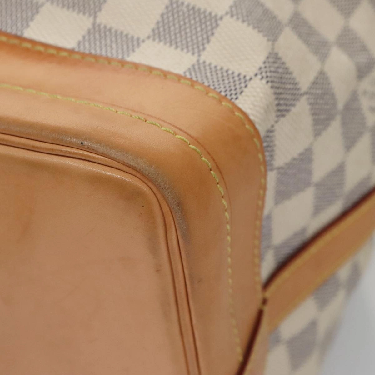 LOUIS VUITTON Damier Azur Noe Shoulder Bag N42222 LV 107183