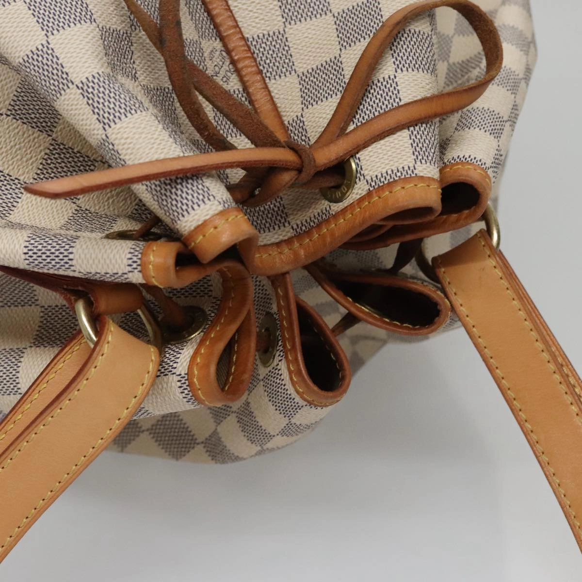 LOUIS VUITTON Damier Azur Noe Shoulder Bag N42222 LV 107183