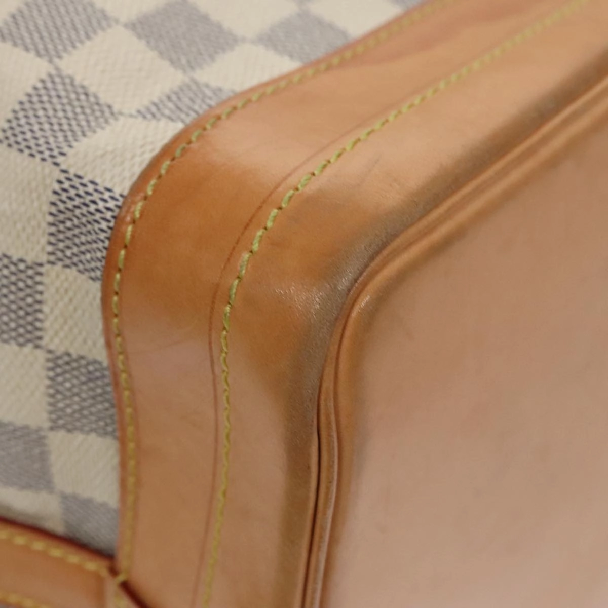 LOUIS VUITTON Damier Azur Noe Shoulder Bag N42222 LV 107183