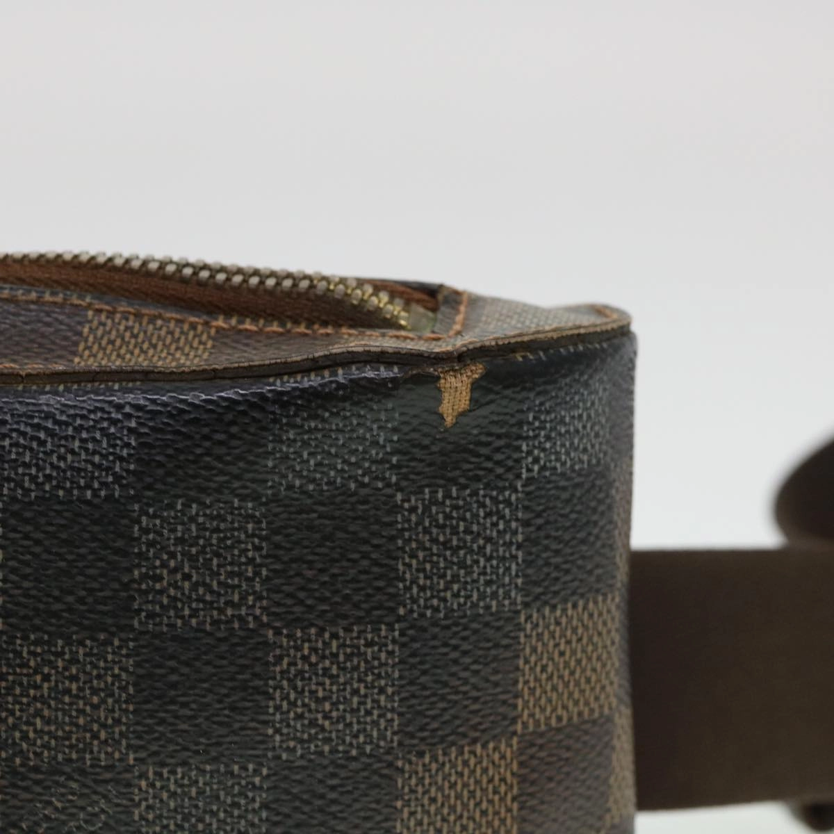 LOUIS VUITTON Damier Ebene Geronimos Shoulder Bag N51994 LV 38971