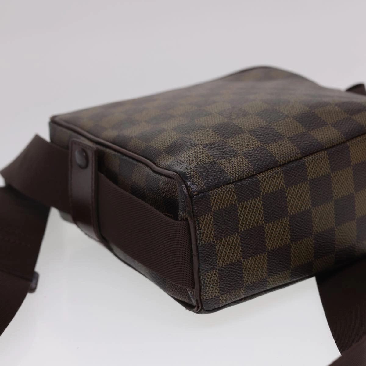 LOUIS VUITTON Damier Ebene Olaf PM Shoulder Bag N41442 LV rd4775