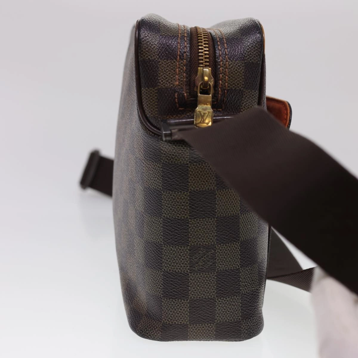 LOUIS VUITTON Damier Ebene Olaf PM Shoulder Bag N41442 LV rd4775