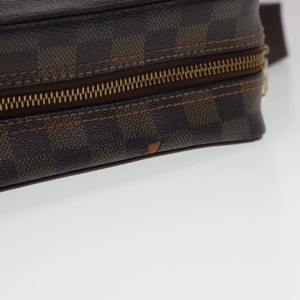 LOUIS VUITTON Damier Ebene Olaf PM Shoulder Bag N41442 LV rd4775