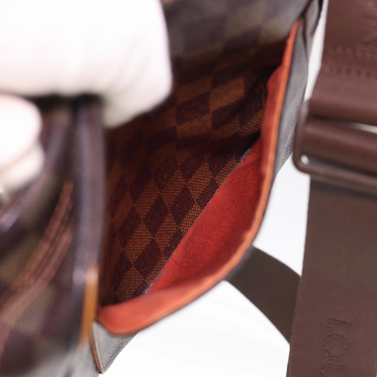 LOUIS VUITTON Damier Ebene Olaf PM Shoulder Bag N41442 LV rd4775