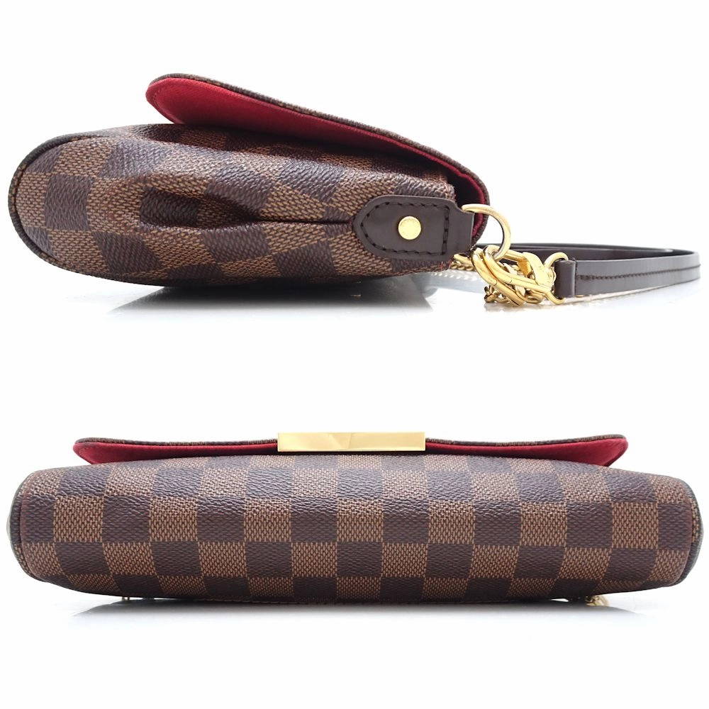 Louis Vuitton Damier Favorite MM Shoulder Bag N41129