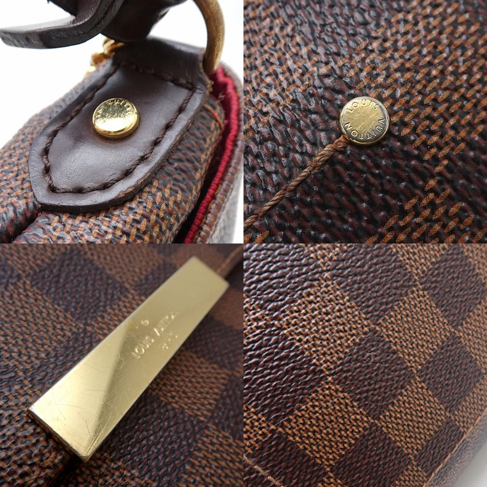 Louis Vuitton Damier Favorite MM Shoulder Bag N41129